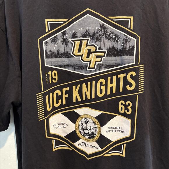 UCF Knights Shirt Mens XL NCAA College Football FloGrown 1963 Tee Authentic - Picture 7 of 10